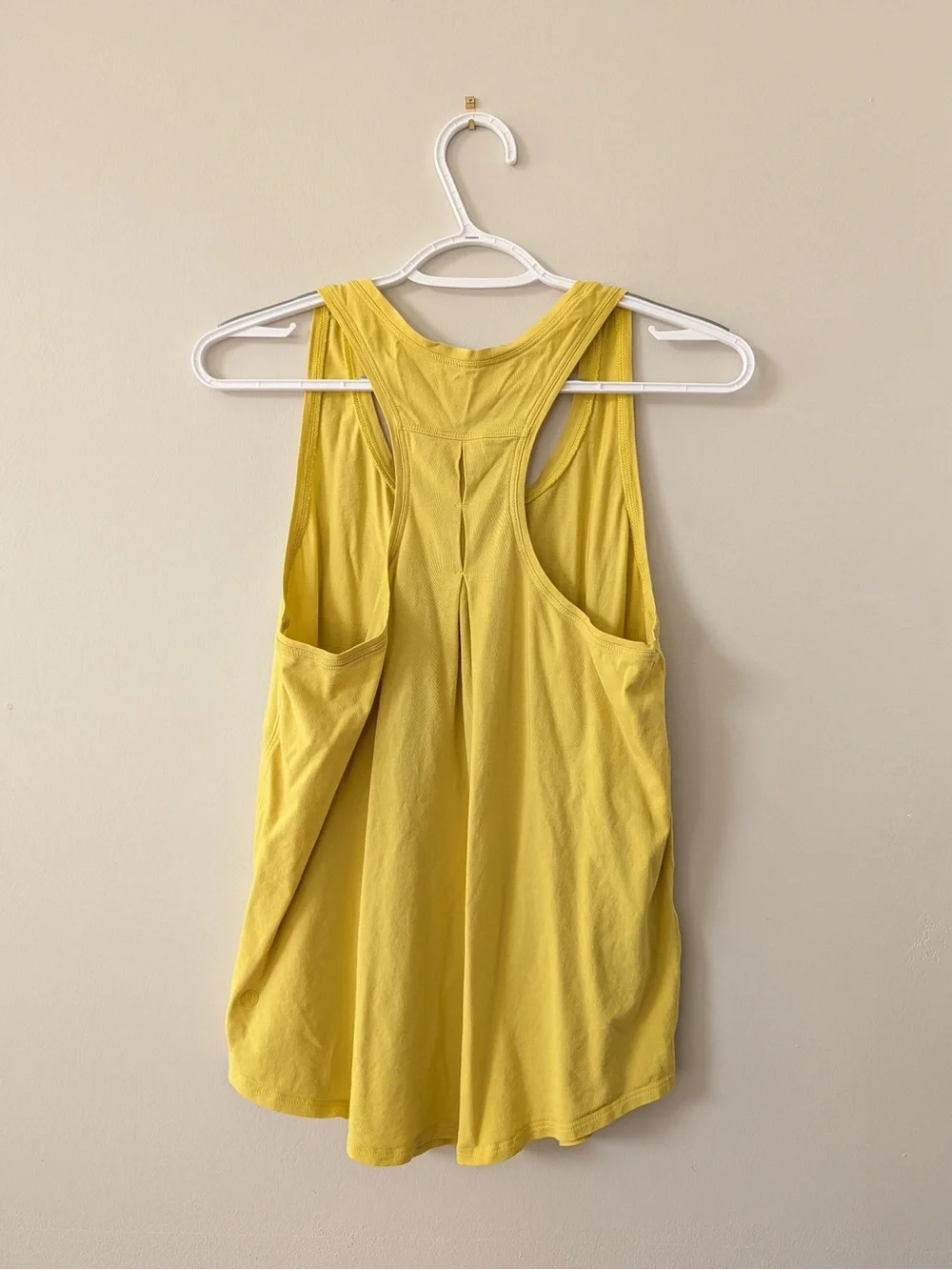 lululemon athletica Yellow Racerback Performance Tank